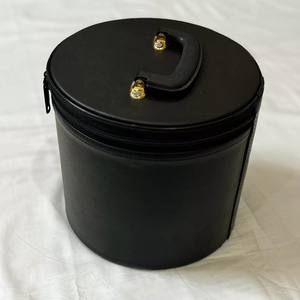 Haute qualité personnalisé noir maçonnique Fez étui Imitation cuir noir broderie artisanat couture couture tout neuf - Product Image 1