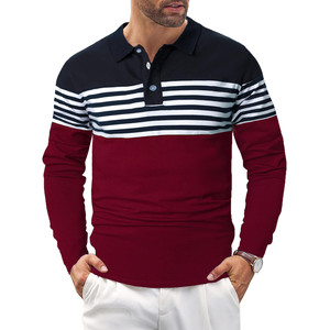 Polos d'été à manches longues de haute qualité pour hommes Designer Broderie Imprimé Sublimation Designs Polos écologiques - Product Image 1