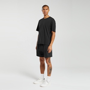 เสื้อยืดแฟชั่นกลางแจ้งรุ่นใหม่ปี 2026 สวมใส่สบาย ทรงหลวมไหล่ตก ผ้าถักเนื้อนุ่ม สไตล์โอเวอร์ไซส์ สำหรับผู้ชาย - Product Image 4