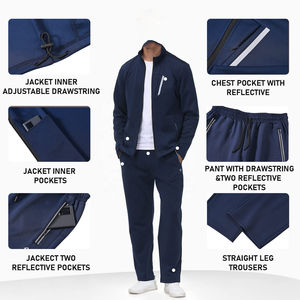 ชุดวอร์ม2025มีซิปแขนยาวใส่ได้ทั้งชายและหญิงชุดวอร์มผ้าฟลีซระบายอากาศได้ดีติดโลโก้ได้ตามต้องการสำหรับฤดูหนาว - Product Image 4