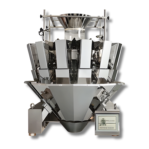 Máquina de envasado con pesadora multicabezal de 14 cabezales para llenado de granos en bolsas preformadas de fondo plano, apta para alimentos secos para mascotas, pescado y gatos - Product Image 3