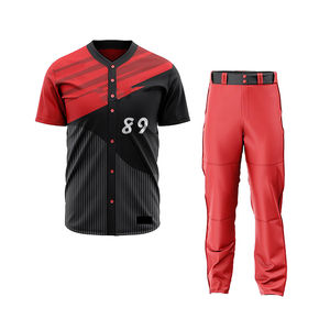 Uniforme de baseball respirant de haute qualité, impression par sublimation personnalisée, maillot de softball pour hommes, taille plus, séchage rapide, vêtements de sport OEM - Product Image 1