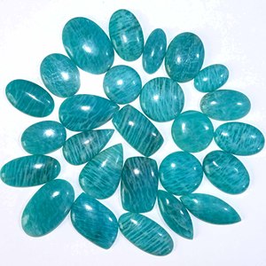 Amazonita natural cabujón lote al por mayor amazonita cabujón mezcla forma y tamaño amazonita hecha a mano utilizada para la fabricación de joyas - Product Image 6