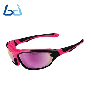 แว่นตา Borjye J118A เลนส์สีน้ำเงินป้องกันละอองฝอย ป้องกันรอยขีดข่วน ป้องกันรังสียูวี 400 - Product Image 3