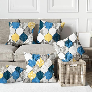 ปลอกหมอนอิงผ้าฝ้ายตกแต่งบ้าน ทนทาน ให้ความรู้สึกหรูหรา ผ้าคุณภาพสูง รับทำแบรนด์ตามสั่ง - Product Image 2