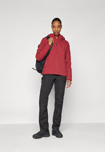 Veste Karix Softshell rouge royal pour femmes à prix d'usine, vestes d'extérieur à manches longues et coupe-vent pour femmes, vente à chaud - Product Image 2