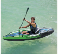 Vente en gros Chine Pvc Kayaks de pêche Canoë Dropstitch Kayak gonflable à vendre