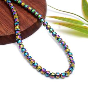 Kamal <b>Gems</b> Multicolored Cathedral-Shaped Star-Shaped <b>Stone</b> Beads Hematite Strand for Jewelry Making <b>Bracelets</b> - Product Image 3