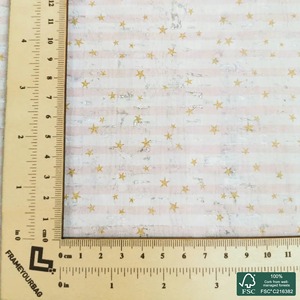 Stars printed pattern on white cork <b>fabric</b> Printed Pattern Natural Cork <b>Fabric</b> Gorgeous Design Eco Friendly Leather <b>Fabric</b> - Product Image 1