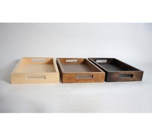 Plateau de rangement rectangulaire avec finition lisse pour l'organisation quotidienne - Product Image 1