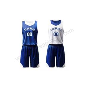 Conjunto de Uniforme de Baloncesto Personalizado para Hombre, Transpirable, de Secado Rápido, Ligero, Ecológico, Sin Mangas, 100% Poliéster - Product Image 1