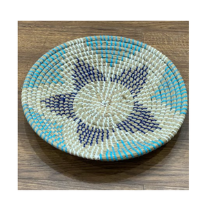 Plateau rond suspendu en jonc de mer fait à la main plateau de caboteur tissé naturel pour la décoration intérieure en gros - Product Image 6