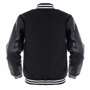 High Qualify Custom Logo Baseball <b>Jacket</b> Cotton Polyester Letterman College <b>Men's</b> Chenille Embroidery Bomber Letterman <b>Jacket</b> - Product Image 2