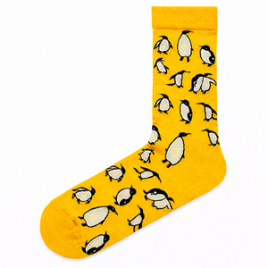 Chaussettes fantaisie en fibres durables, antibactériennes, résistantes aux odeurs, motifs artistiques colorés, toucher doux, qualité supérieure - Product Image 1