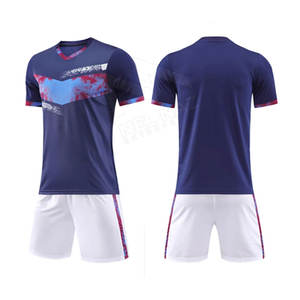 Ensemble de maillots de football pour adultes-Maillot de football à manches courtes-Kits de shorts-Uniformes d'entraînement d'équipe-Vêtements de sport-Uniforme de football - Product Image 2