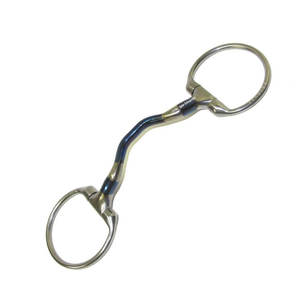 Mors de cheval en acier inoxydable BITS, anatomique, avec relief pour la langue et anneaux neutres, confortable - Product Image 6