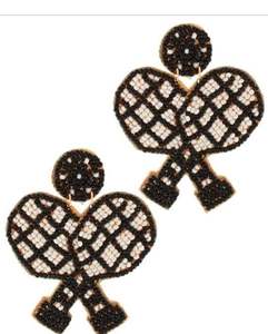 Boucles d'oreilles tendance faites à la main avec des perles, style bohème chic, bijoux statement pour femmes au meilleur prix - Product Image 5