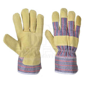 Guantes de cuero ligeros de trabajo más vendidos Guantes de seguridad de trabajo de protección de manos de alta calidad con función anticorte - Product Image 1
