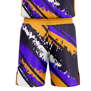 Uniformes de Baloncesto Personalizados OEM 100% Poliéster de Manga Corta, Fabricados en Fábrica, Tallas Grandes, Transpirables - Product Image 6