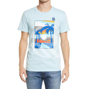 T-shirts graphiques personnalisés pour hommes - Style streetwear 100% coton respirant et écologique à manches courtes en gros - Product Image 2