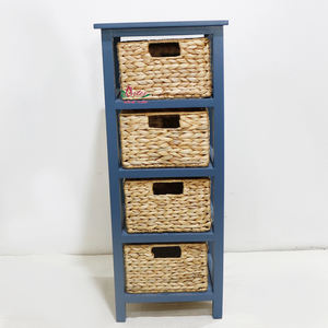 Estante de almacenamiento de cajón de gabinete hecho a mano respetuoso con el medio ambiente de fábrica Artex Dong Thap de jacinto de agua y algas marinas - Product Image 6