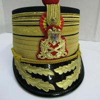 Chipiu Guard Kepi Rumania Gold Lace Mihai Viteazul Md 1990 RUMANIA CORONEL COP KEPI HAT VISOR CAP