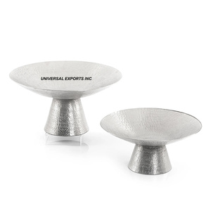 Tazón de Chocolate de Metal Martillado, Forma Redonda, Tazón para Dulces de Mesa, Acabado Plateado, Diseño de Lujo, Nuevo Tazón de Chocolate - Product Image 6