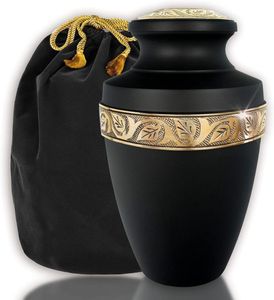 Urne funéraire personnalisée de style américain RABEH pour cendres humaines, taille personnalisable, urne en métal, designs personnalisables - Product Image 2