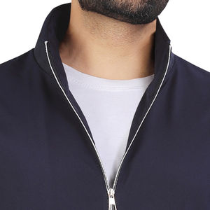 Chaqueta Bomber NURAK SPORTS para Hombre - Cierre de Cremallera, Color Sólido, Resistente al Viento, Estilo Casual, Preparada para el Invierno, Compra al por Mayor 2026 - Product Image 4