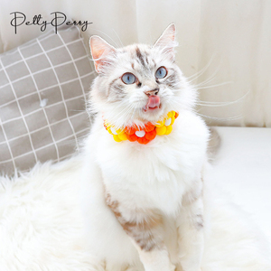 Kalung kucing kelas atas, aksesori hewan kecil kerah bel Perro untuk anjing dan kucing - Product Image 6