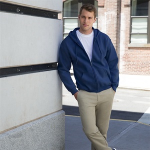 Sudadera con Capucha de Invierno para Hombre, 100% Algodón de Alta Calidad, con Cierre, Logotipo OEM Personalizado, Sudadera Deportiva Lisa con Capucha - Product Image 6