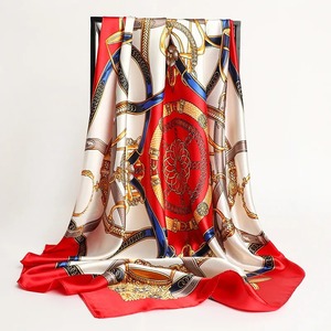 Écharpes en satin de soie personnalisées en stock 2025, écharpes en satin de soie durables, faible MOQ, écharpes en satin de soie - Product Image 3