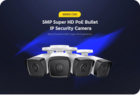Caméra IP de Surveillance PoE ANNKE C500 I51DL 3K 5MP, Type Bullet, Vision Nocturne IR 30m, H.265, RTSP, Microphone Audio, Réseau CCTV