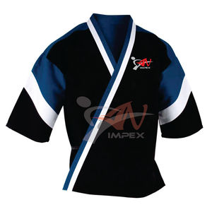 Haute qualité 100% coton tissu personnalisé Jiu Jitsu & Judo Arts martiaux uniforme professionnel avec Logo personnalisé - Product Image 2
