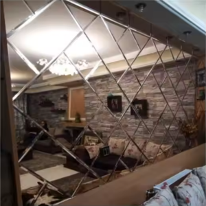 Paneles de Espejo Decorativos de Vidrio Clásicos de Lujo Dorados, Diseño Moderno para Interiores - Product Image 3