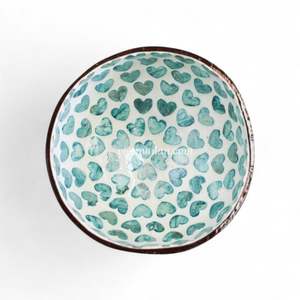 Cuenco de Coco con Incrustaciones de Nácar, Hecho a Mano, Patrón Personalizado al por Mayor de Vietnam - Product Image 2