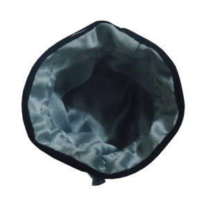 Sac cosmétique en velours de forme cylindrique doublé de satin pour rouge à lèvres et vernis à ongles emballage cadeau à la mode - Product Image 2