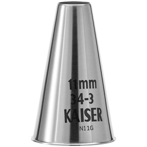 Fournitures de décoration de gâteaux - KAISER, embout perforé de 11 mm, lot de 5, pour la décoration professionnelle - Product Image 1