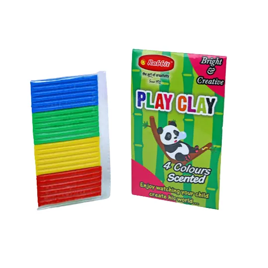 Premium Grade Play Clay 4 Farbstreifen 30 GM für Kinder Spiel gebrauch für spielende Kinder Verwendung zwecke Ton spielen Niedrigste Preise