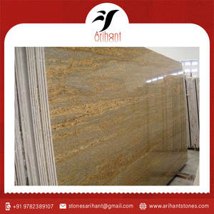 Diseño moderno de losa de granito amarillo de la mejor calidad de fábrica directa con superficie pulida Excelente valor - Product Image 2