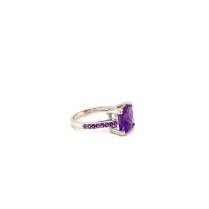 Fine <b>Ring</b> 925 Sterling Silver Handmade Jewelry Gemstone Natural <b>Crystal</b> Amethyst <b>Rings</b> for Women's Party Wear - Product Image 2