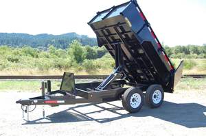 Remolque agrícola hidráulico basculante para tractor de un solo eje, venta al por mayor - Product Image 3