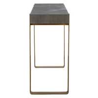 Table d'appoint de salon design, finition antique