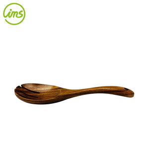1.5MM Olive Wood Mixing Serving Salad <b>Spoon</b> <b>Fork</b> <b>Set</b> - Product Image 4
