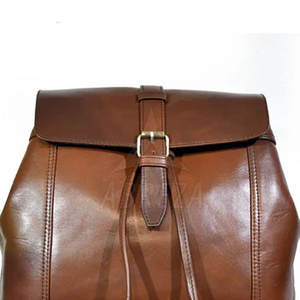 Sac à dos en cuir véritable personnalisé à la vente chaude, fermeture éclair de haute qualité, capacité de 20 à 35 L, séchage rapide, respirant, meilleure qualité - Product Image 4