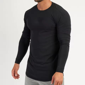 2025 camisetas de manga larga de alta calidad para hombres, camisetas personalizadas de manga larga para hombres Active Wear Muscle Fit Stringer Sports para hombres - Product Image 4