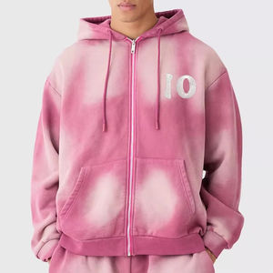 Conjunto de Ropa Casual de Verano para Hombre, Dos Piezas, Sudadera con Capucha y Pantalones Cortos, 100% Algodón, Ropa Urbana con Logotipo Personalizado Serigrafiado, Chándal para Hombre - Product Image 4