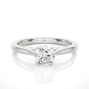 Bague de fiançailles solitaire en or et diamant 1.20 faite pour les filles et les femmes DEF Color Direct from India - Product Image 1