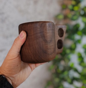 แก้วมัก kuksa ไม้เนื้อแข็งธรรมชาติสำหรับทำอาหารกลางแจ้งถ้วยชากาแฟไม้ kuksa สำหรับใช้ในบ้านต้นทุนถูกที่สุดโดยหัตถกรรมโซนการส่งออก - Product Image 2