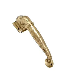 Elephant Shaped Design Brass Door Handle with Decorative Design Metal Door Handle